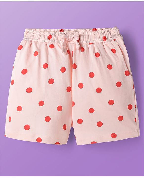 Pine Kids Disney Single Jersey Knit Half Sleeves Shorts Night Suit with Disney Princess Ariel Graphics - Pink
