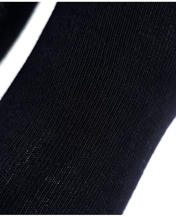 Cute Walk By Babyhug Cotton Knit Solid Coloured Anti Bacterial Tights - Navy Blue