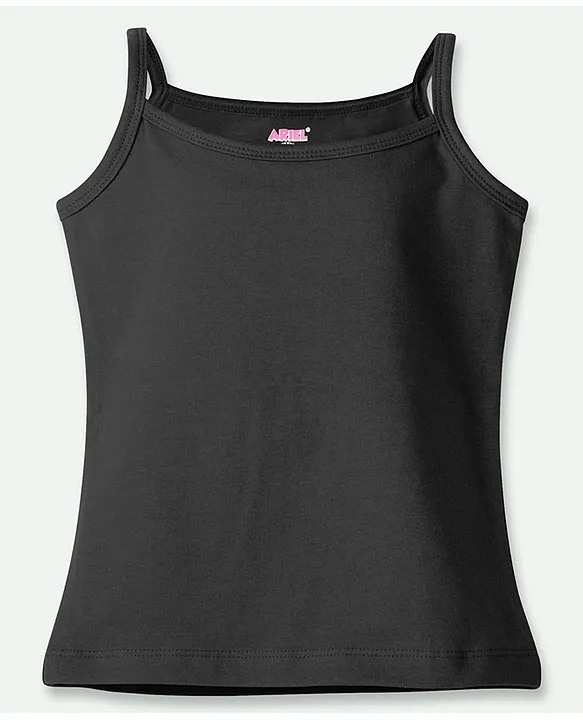 Buy Ariel Cotton Lycra Knit Pack Of 3 Sleeveless Solid Camisoles