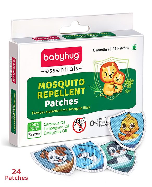 Babyhug Essentials Mosquito Repellent Patches - Pack of 24 Patches