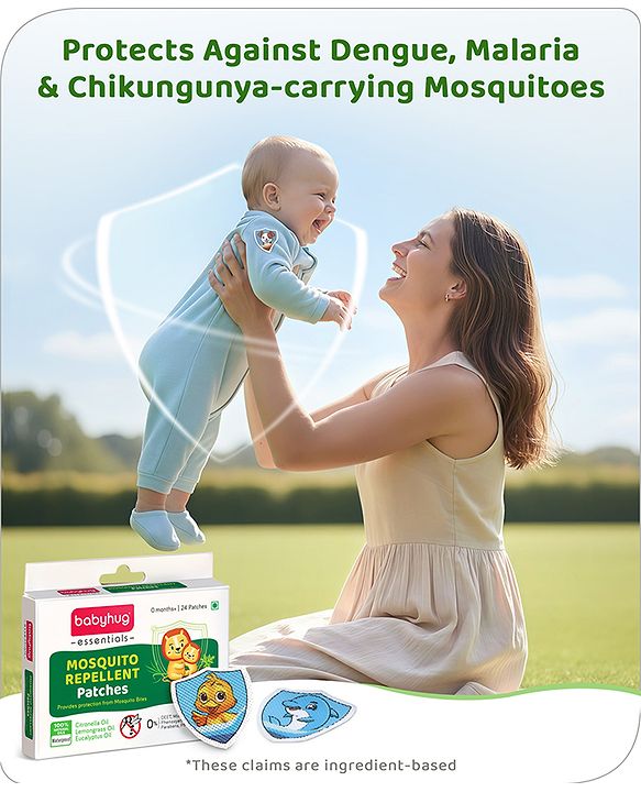Babyhug Essentials Mosquito Repellent Patches - Pack of 24 Patches