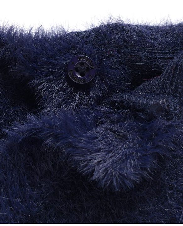 Babyhug Knit Full Sleeves Pullover Sweater with Sequin Detailing - Navy Blue