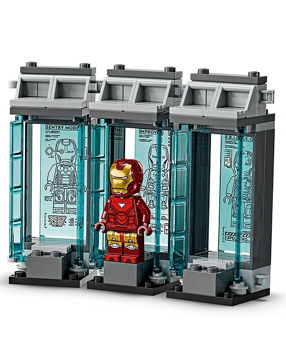 LEGO Marvel Iron Man's Laboratory: Hall of Armor with Minifigures