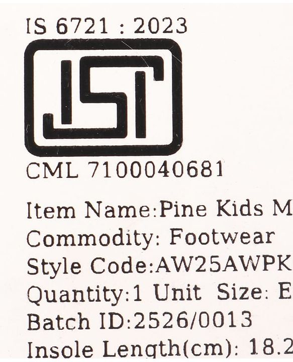 Pine Kids Velcro Closure Solid Colour Mojaris -   Tan