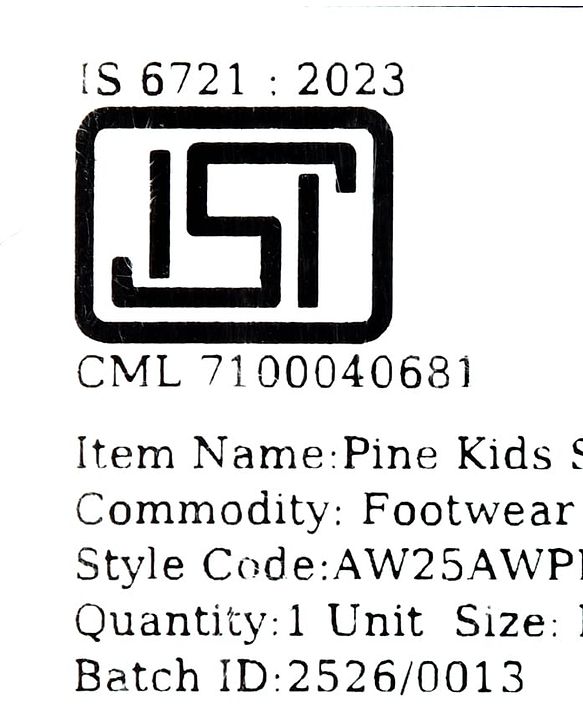 Pine Kids Velcro Closure Solid Sandal - Brown