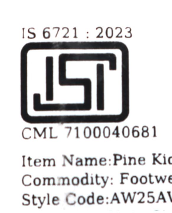 Pine Kids Velcro Closure Solid Sandal - Navy Blue