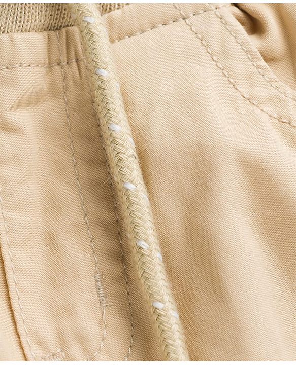 Babyhug Poplin Woven Full Length Solid Colour Trouser Pant - Orange