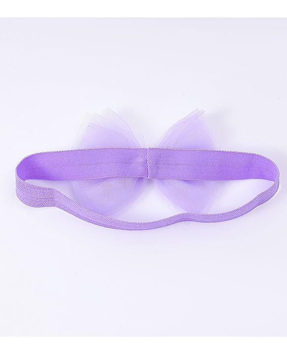 Babyhug Free Size Headbands With Bow Applique Pack Of 4 - Multi Colour