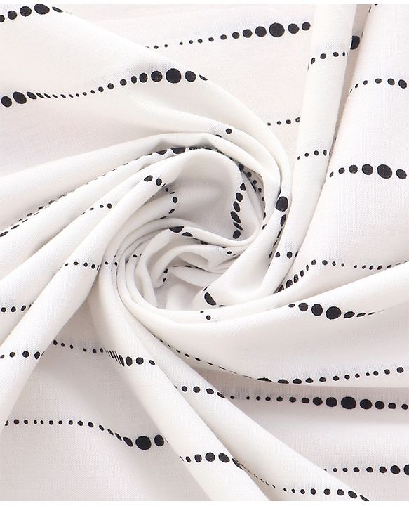 Babyhug 100% Cotton Breast Feeding Multi Purpose Nursing Scarf- Black
