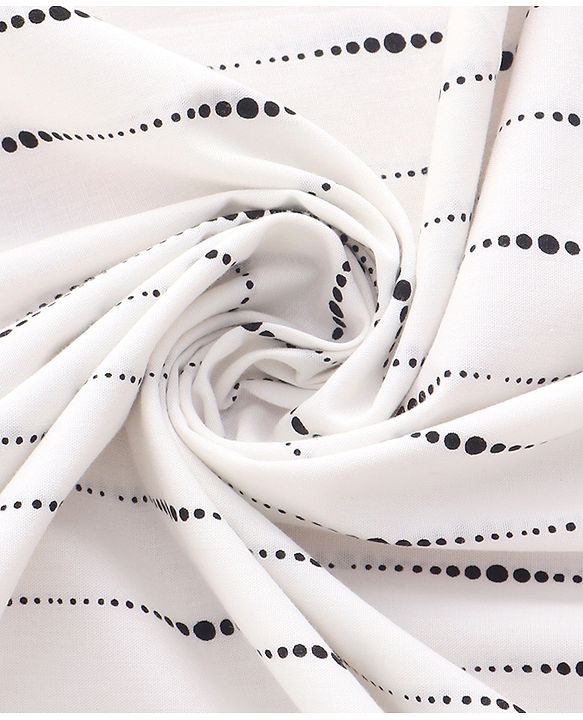 Babyhug 100% Cotton Breast Feeding Multi Purpose Nursing Scarf- Black