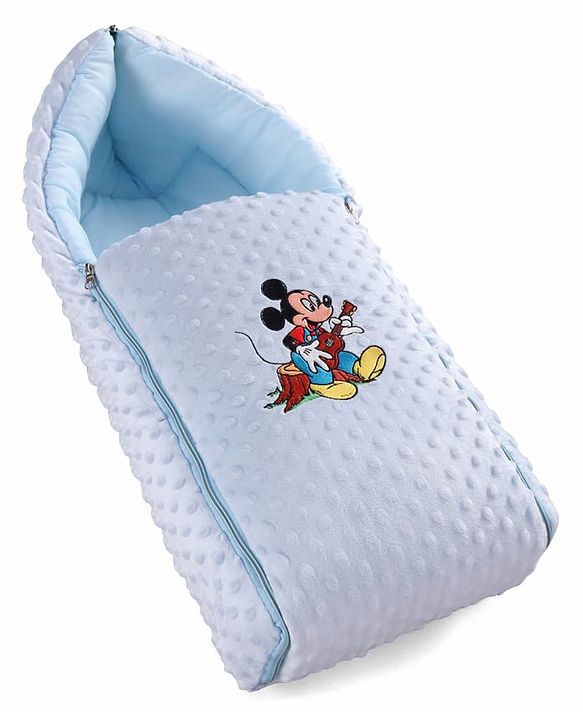 Babyhug Bubble Giraffe Embroidered 3 in 1 Baby Carry Nest Cum Sleeping Bag - Off White