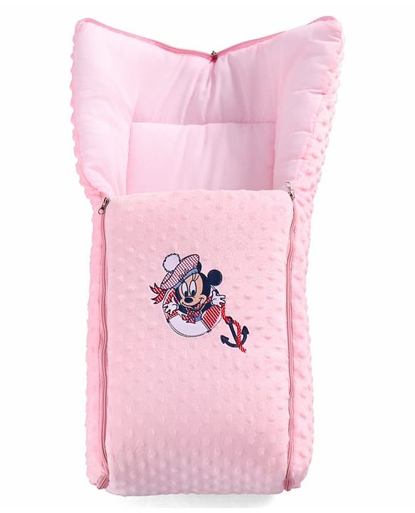 Babyhug Bubble Giraffe Embroidered 3 in 1 Baby Carry Nest Cum Sleeping Bag - Off White