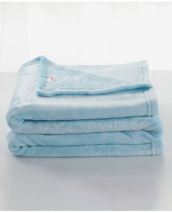 Babyhug Super Soft Coral Fleece Baby Blanket with Ultra-Soft Lightweight & Breathable Blanket  - Grey