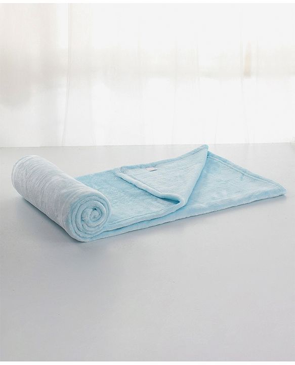 Babyhug Super Soft Coral Fleece Baby Blanket with Ultra-Soft Lightweight & Breathable Blanket  - Grey