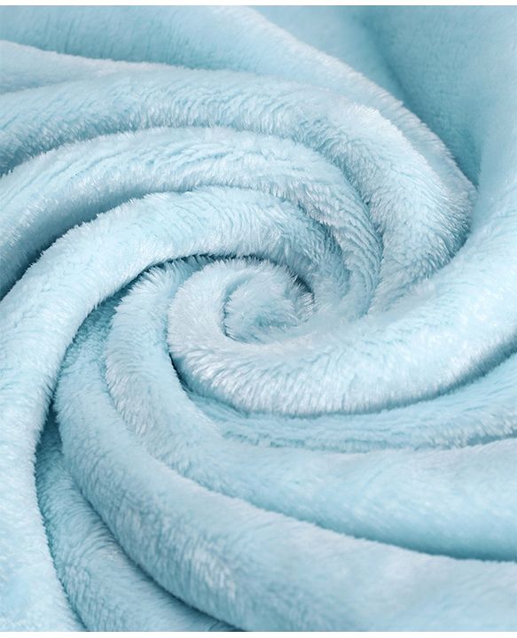 Babyhug Super Soft Coral Fleece Baby Blanket with Ultra-Soft Lightweight & Breathable Blanket  - Grey
