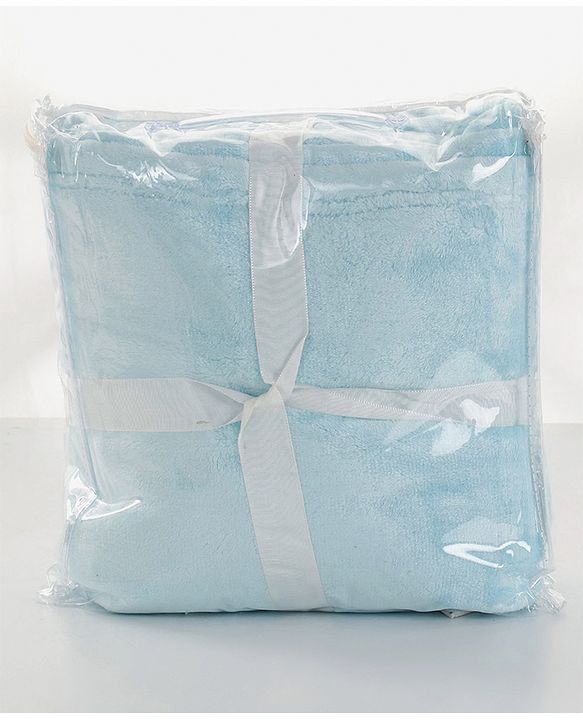 Babyhug Super Soft Coral Fleece Baby Blanket with Ultra-Soft Lightweight & Breathable Blanket  - Grey