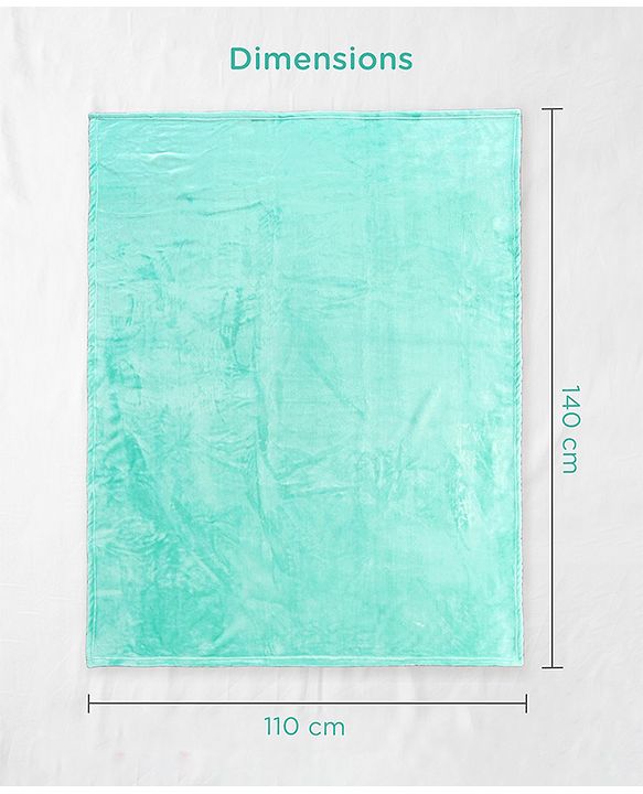 Babyhug Super Soft Coral Fleece Baby Blanket with Ultra-Soft Lightweight & Breathable Blanket  - Grey