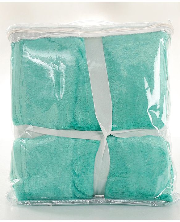 Babyhug Super Soft Coral Fleece Baby Blanket with Ultra-Soft Lightweight & Breathable Blanket  - Grey