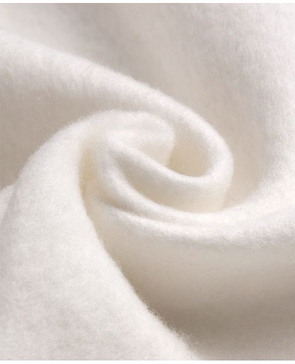Babyhug Knitted Solid Woollen Dress & Full Sleeves Inner Tee - Purple & White