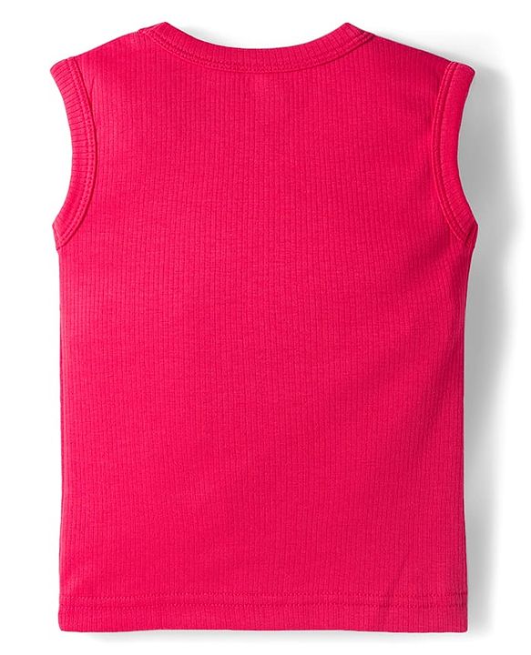 Babyhug Knit Full Sleeves Solid Thermal Set With Vest - Red