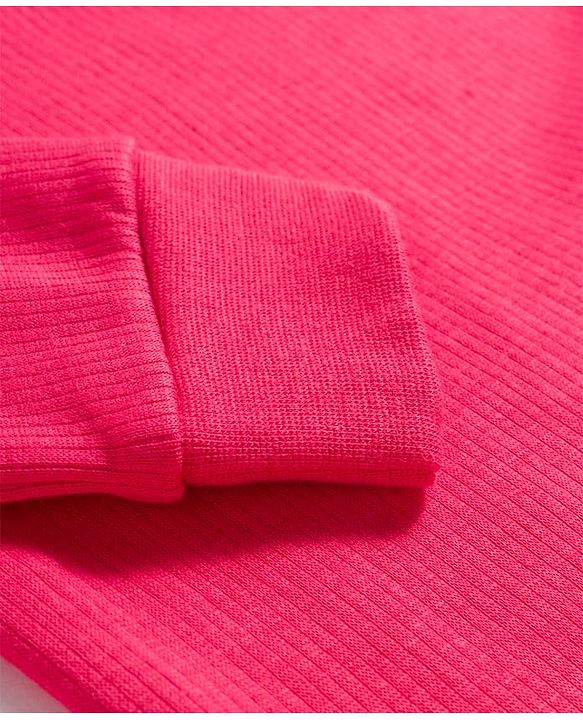 Babyhug Knit Full Sleeves Solid Color Front open & Pullover Thermal Inner Wear Vest Pack of 2 - Red