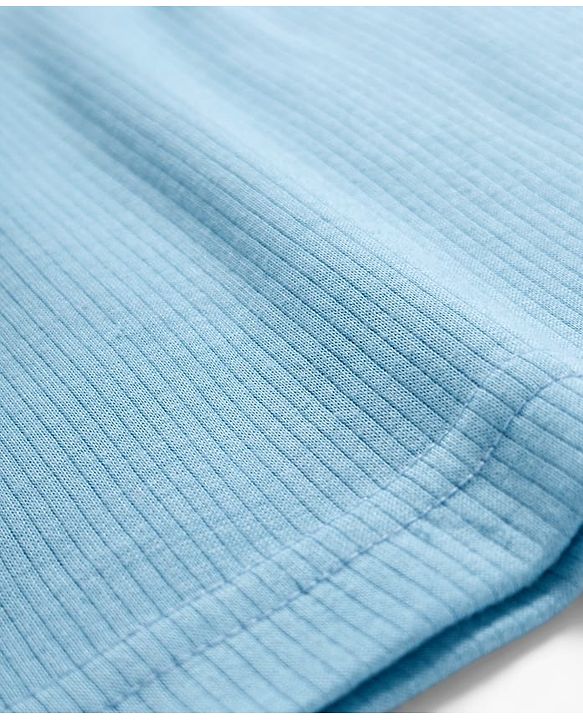 Babyhug Knit Full Sleeves Solid Color Front Open & Pullover Thermal Wear Vests Pack of 2 - Light Blue