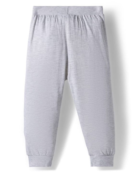 Babyhug Cotton Knit Full Length Lounge Pants With Camouflage & Text Print Pack of 5 - Olive Green White & Yellow