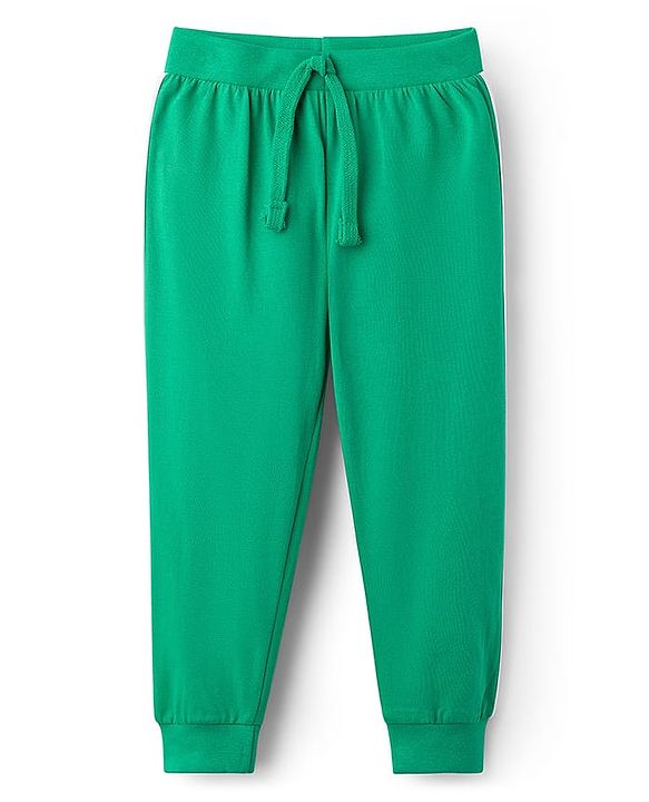 Babyhug Cotton Knit Full Length Joggers with Dino Print Pack of 5 - Blue Navy Blue & Green