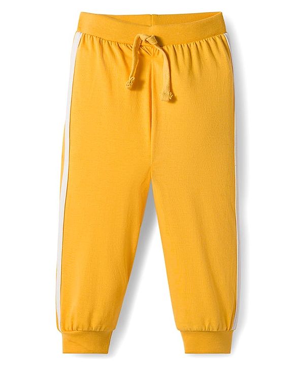 Babyhug Cotton Knit Full Length Lounge Pant With Text Print Pack Of 5 - Multicolour