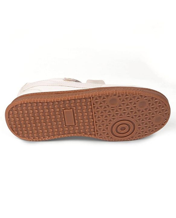 Pine Kids Velcro Closure Sneakers - Beige & Off White
