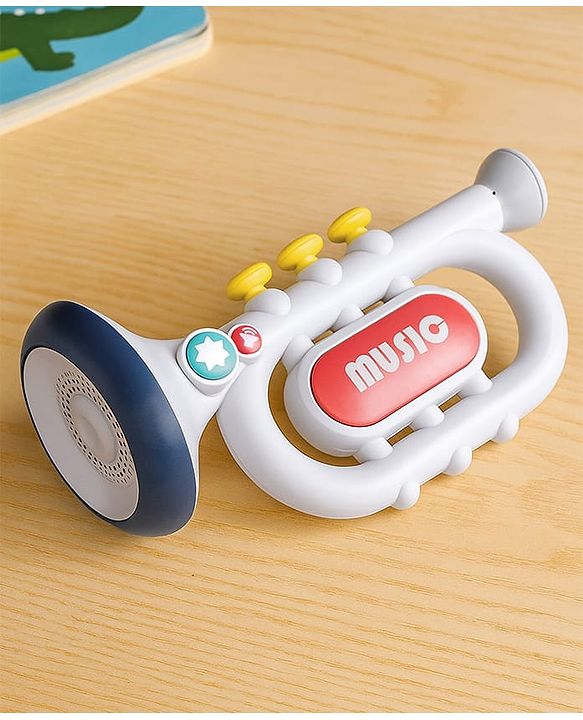 Babyhug Musical Piano with Microphone| Battery Operated|Teaching Mode| Record & Play Mode| Volume Control| Fun Lights|(Colour may vary)
