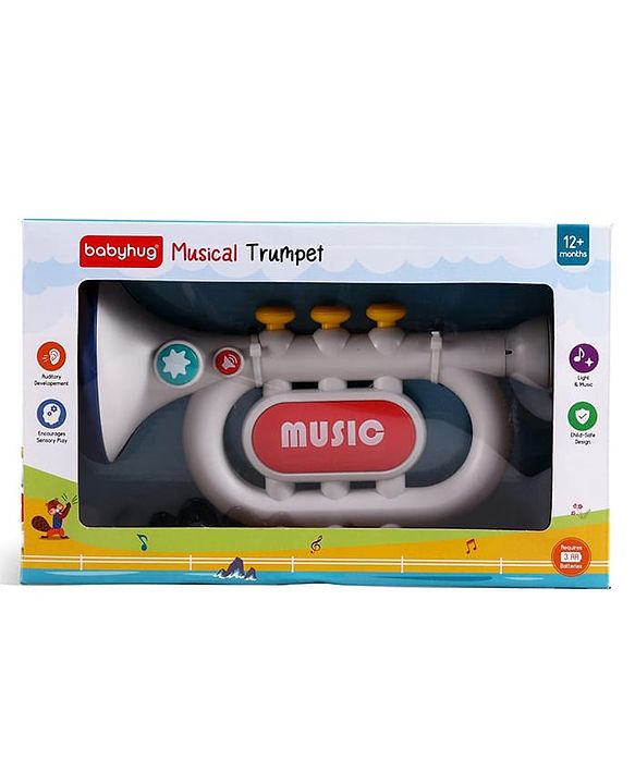 Babyhug Musical Piano with Microphone| Battery Operated|Teaching Mode| Record & Play Mode| Volume Control| Fun Lights|(Colour may vary)