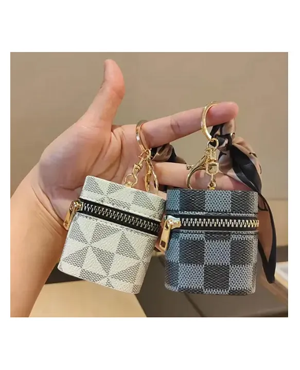 NEW PINCH Mini Pouch Small Airpod Coin Pouch with keychain for Women  and kids Earphone Case for Girls Coin Purse Ideal for Gift Random 