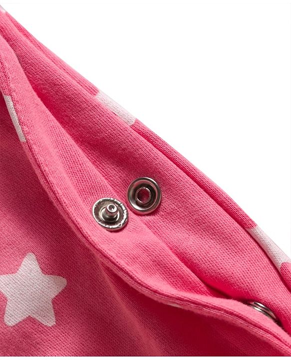 Babyhug Disney Interlock Knit Full Sleeves Sleep Suits With Minnie & Friends Graphics Pack Of 2 - Pink & White