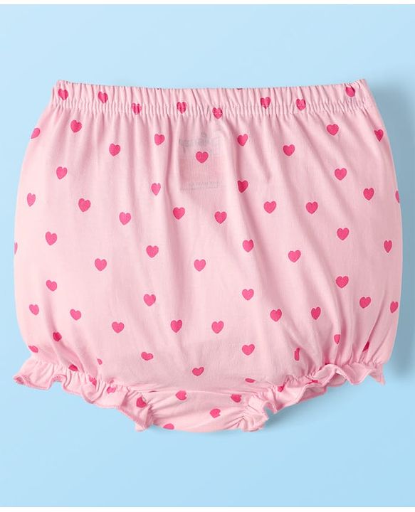 Babyhug Disney 100% Cotton Bloomers With Minnie & Friends Graphic Pack Of 3 - Multi Colour