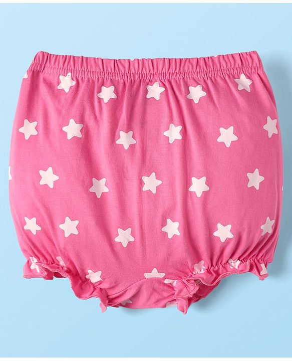 Babyhug Disney 100% Cotton Bloomers With Minnie & Friends Graphic Pack Of 3 - Multi Colour