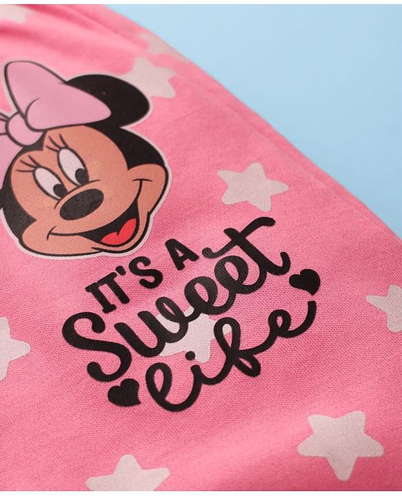 Babyhug Disney 100% Cotton Full Length Diaper Leggings With Minnie & Friends Graphic Pack Of 3 - Multi Colour