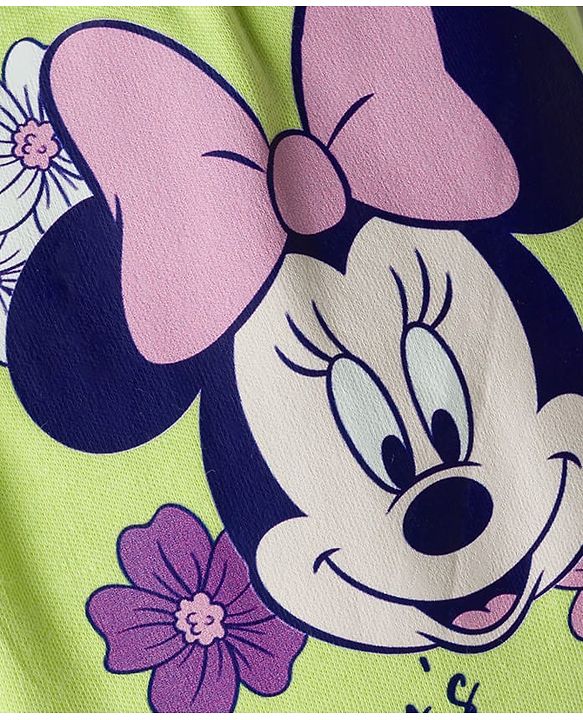 Babyhug Disney Interlock Knit Full Length Diaper Leggings With Minnie Mouse Graphics Pack of 3 - Multicolor