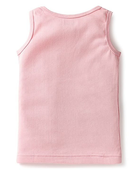 Babyhug Knit Full Sleeves Solid Pullover Thermal Set with Vest - Pink