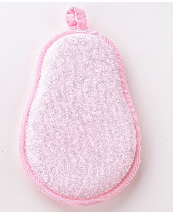 Babyhug Penguin Shaped Bath Sponge/Loofah - Pink