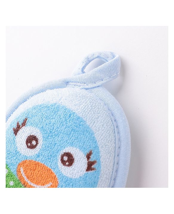 Babyhug Penguin Shaped Bath Sponge/Loofah - Pink