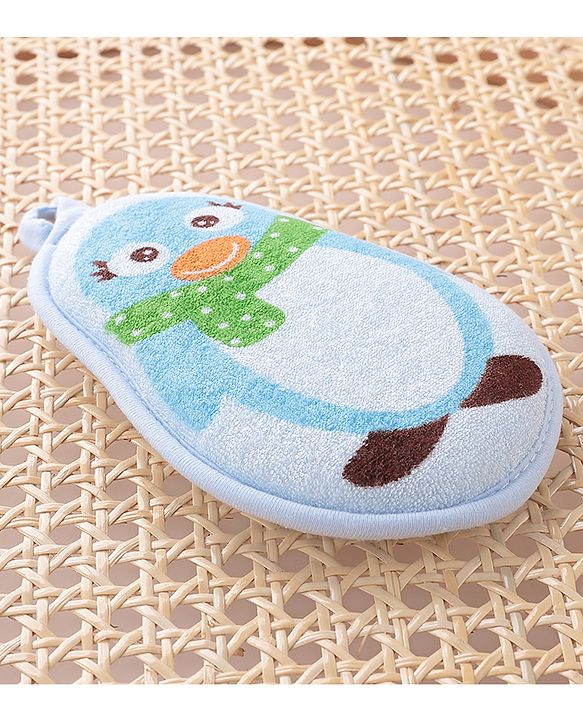 Babyhug Penguin Shaped Bath Sponge/Loofah - Pink