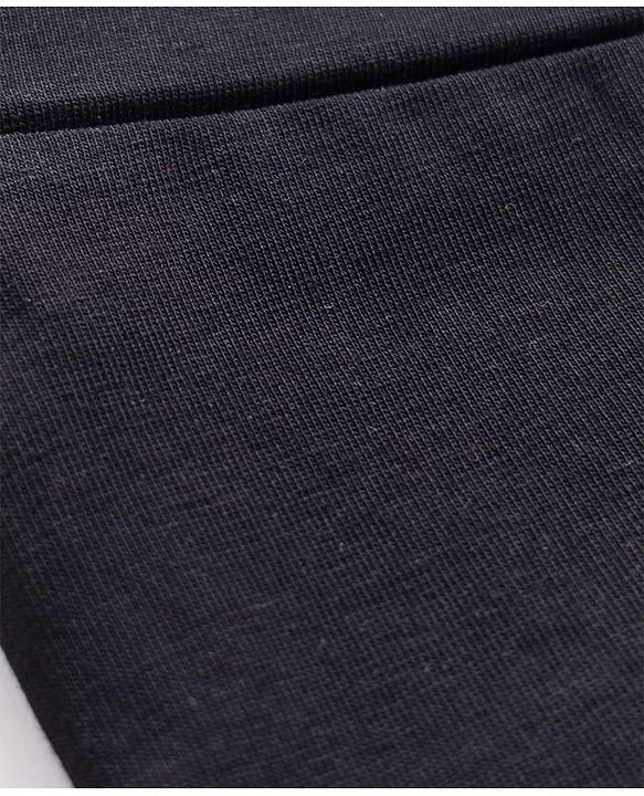 Pine Kids Cotton Lycra Knit Above Knee Length Solid Cycling Shorts Pack of 3 - Black