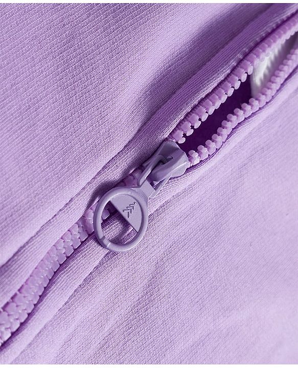 Pine Kids Knit Full Sleeves Solid Hooded Sweatjacket With Kangaroo Pockets - Lavender
