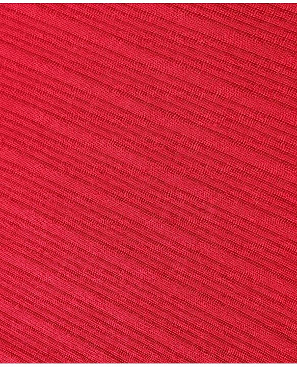 Babyhug Knit Full Sleeves Solid Color Thermal Vest - Red