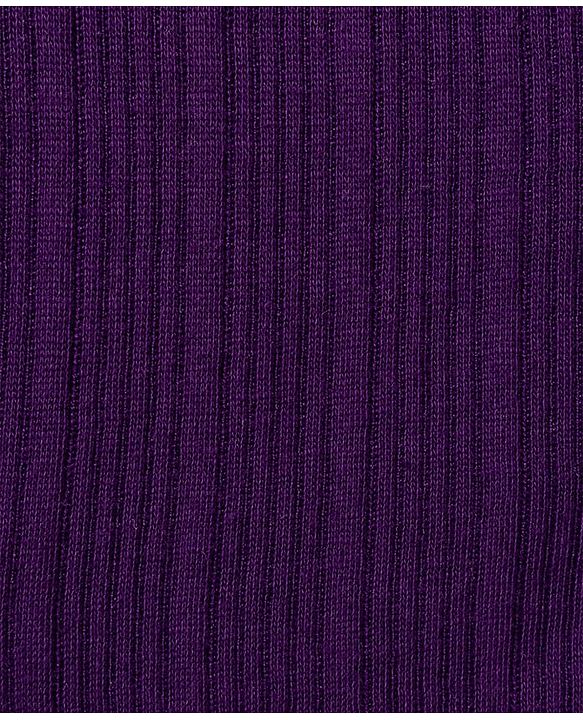 Babyhug Knit Full Sleeves Solid Colour Thermal Inner Wear Set - Purple