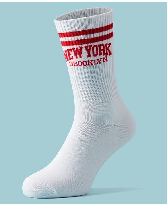 Pine Active Cotton Lycra Knit Terry Breathable Knee Length Football Socks - White