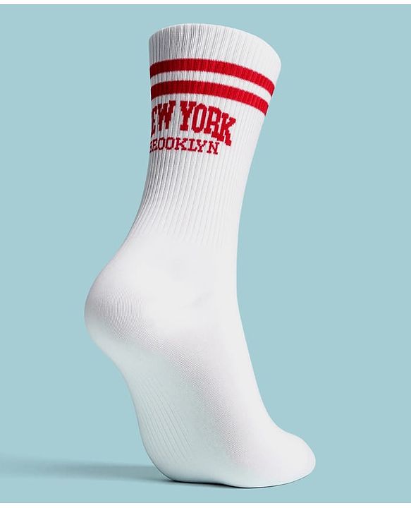 Pine Active Cotton Lycra Knit Terry Breathable Knee Length Football Socks - White