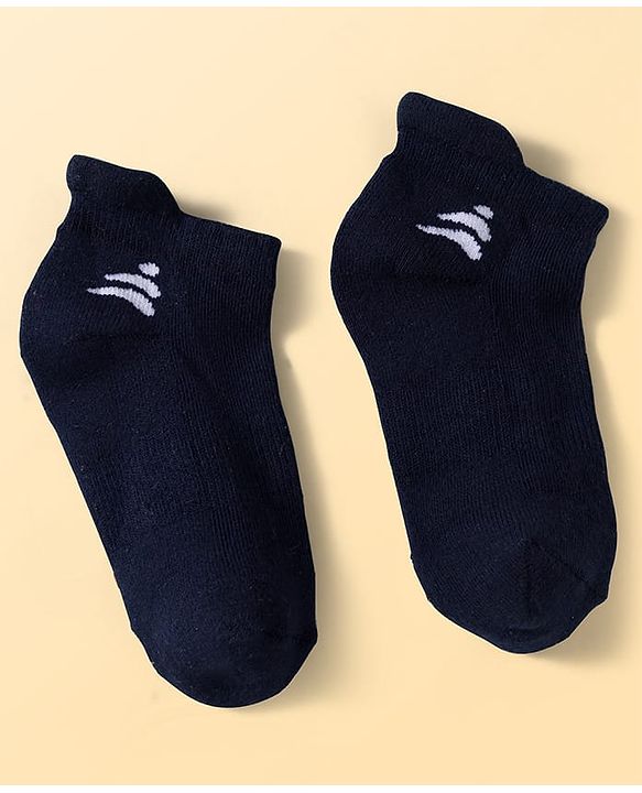 Pine Active Cotton Lycra Knit Terry Breathable Ankle Length Athletic Socks Pack of 3 - Multicolor