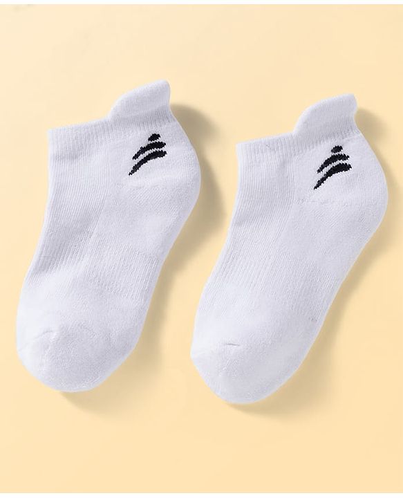 Pine Active Cotton Lycra Knit Terry Breathable Ankle Length Athletic Socks Pack of 3 - Multicolor